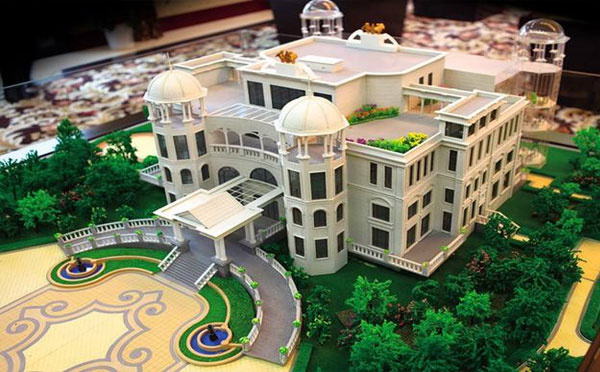 农业舟曲舟曲沙盘模型的应用