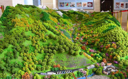 机械工业舟曲舟曲沙盘模型设计制作难度比建筑模型高